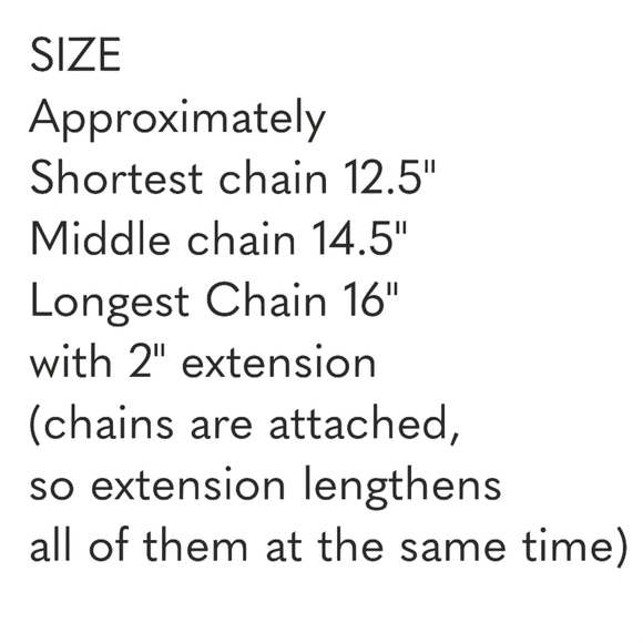 Layered Stars & Black Sun Necklace - Picture 6 of 11